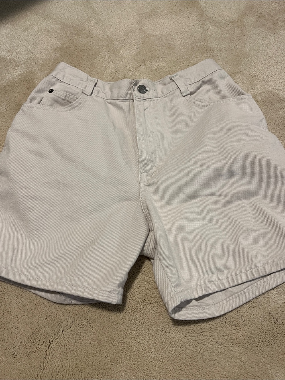 Vintage Gitano High-Rise Khaki Jean Shorts - size 10